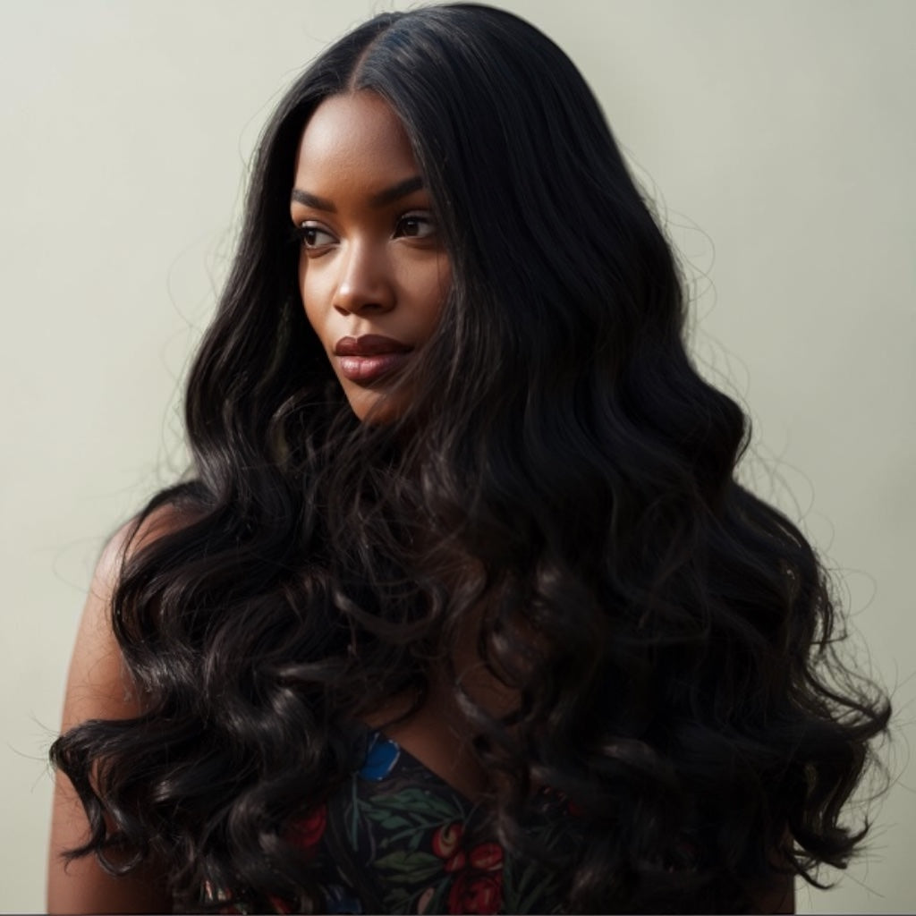 Image of woman wearing the soft wave collection