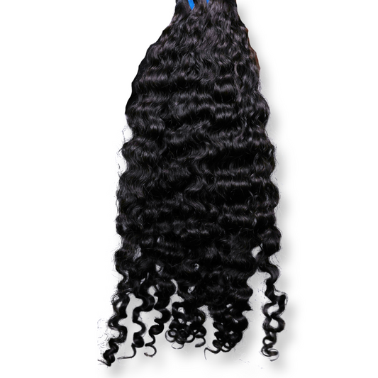 Plush Curl extensions on a white background
