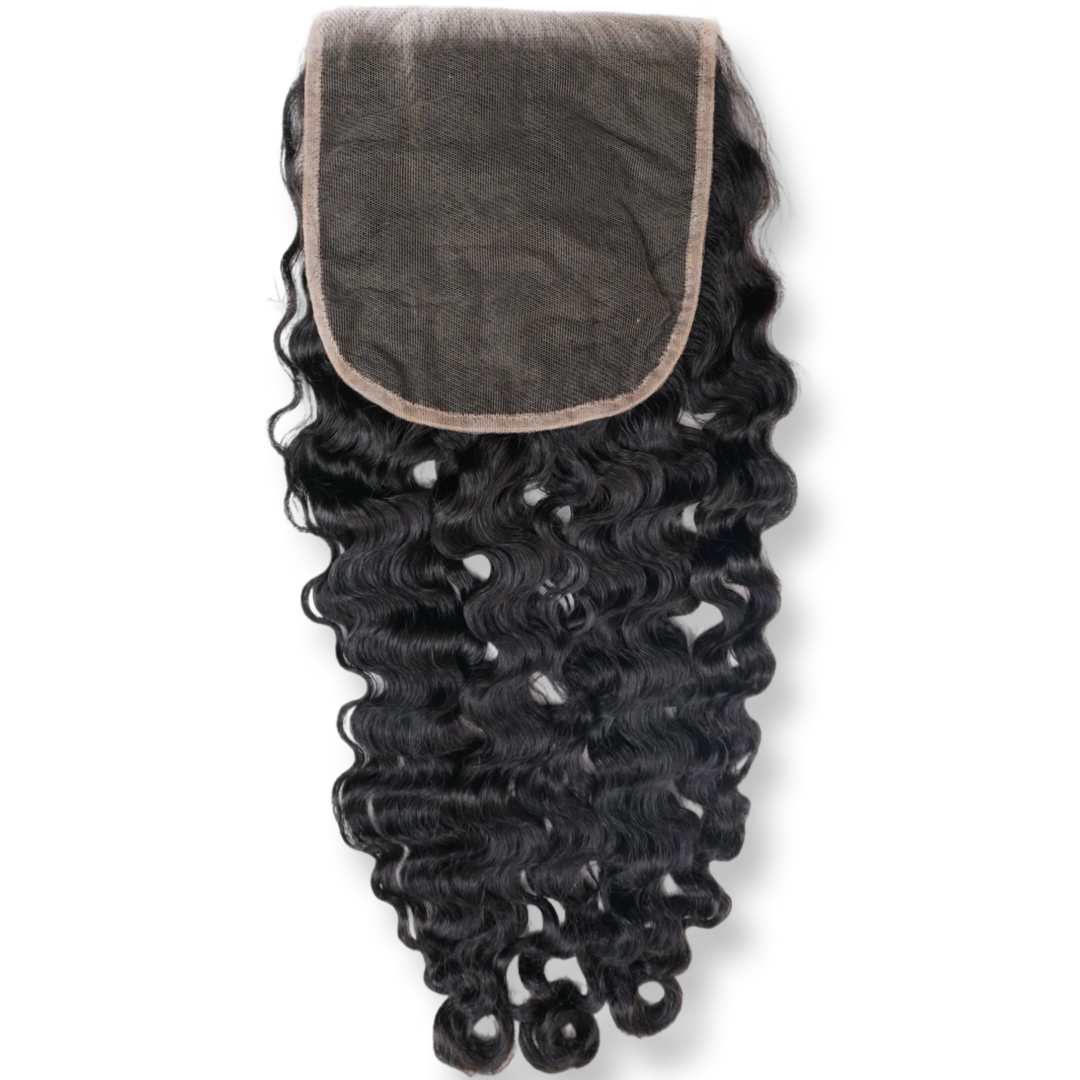 Plush Curl 5x5 Closure on a white background