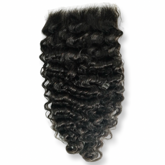 Plush Curl 5x5 Closure on a white background